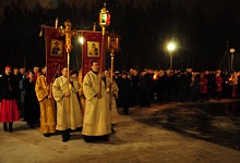 Несколько сотен ухтинцев встретили Пасху в храме